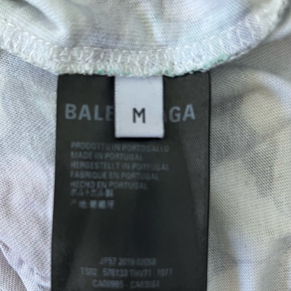 Balenciaga Floral Print Short Sleeve Tee - Picture 4 of 7